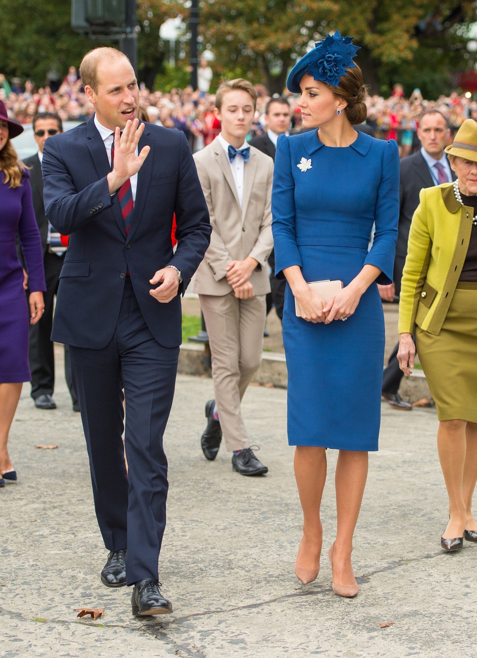 Принц Уильям и Кейт Миддлтон во время визита в Канаду