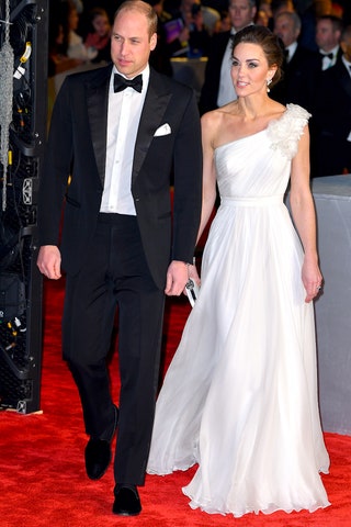 Принц Уильям и Кейт Миддлтон в Alexander McQueen.