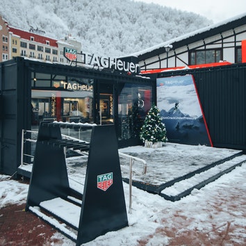 TAG Heuer открывает зимний бутик на горном курорте «Роза Хутор»