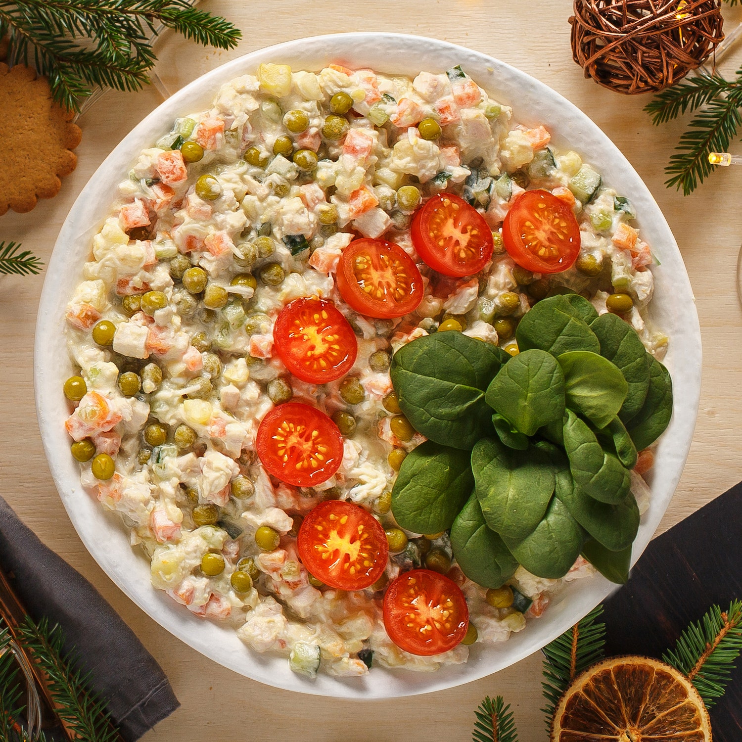 Оливье рецепты салата с фото для новогоднего застолья