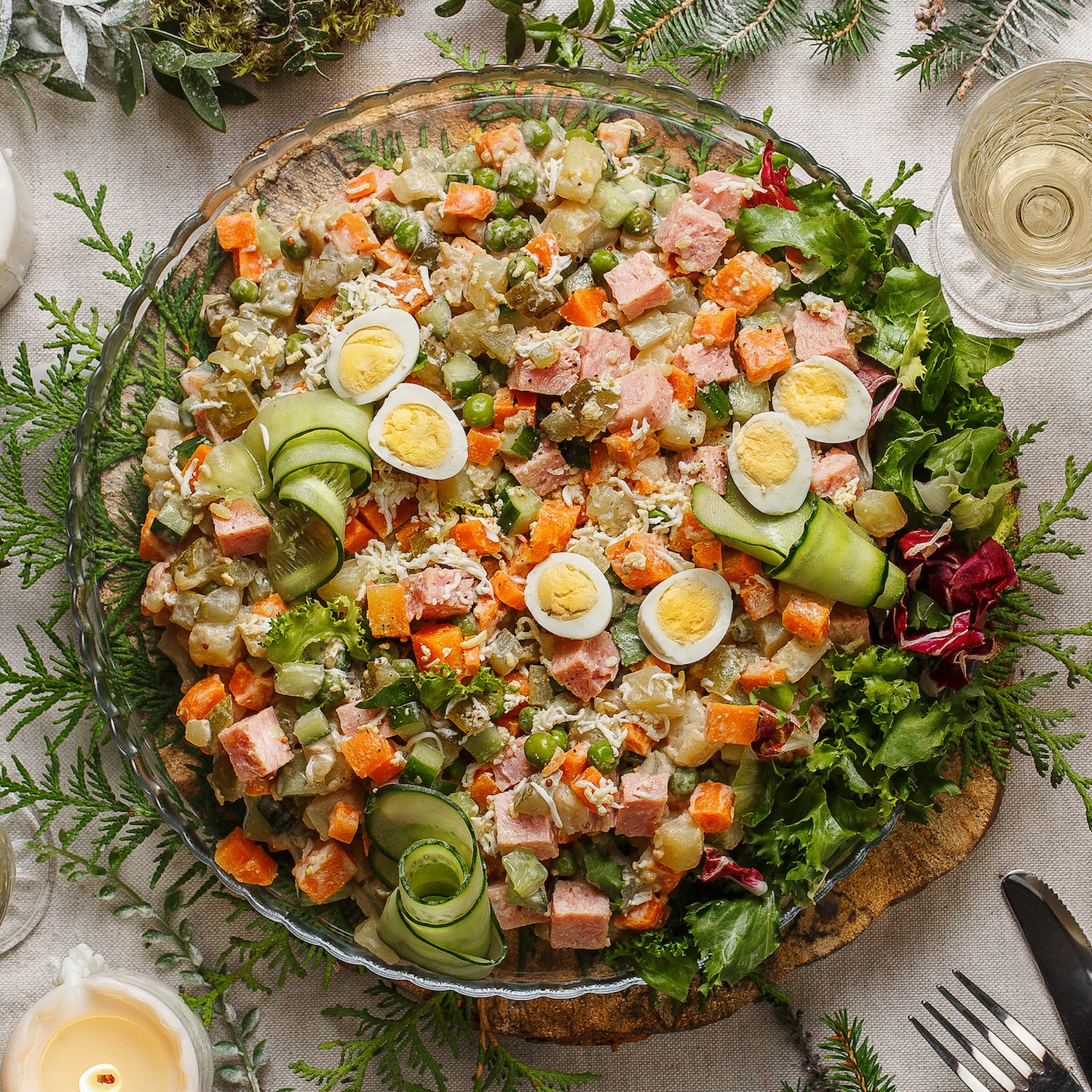 Оливье рецепты салата с фото для новогоднего застолья