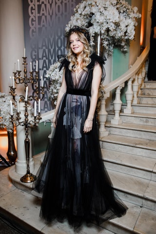 Мария Ивакова в Yanina Couture.