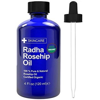 Certified Organic Rosehip Oil Radha Beauty.