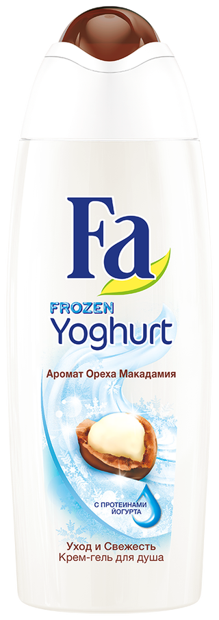 Гель для душа Frozen Yoghurt с орехом макадамия Fa.