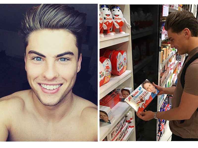 Мальчик с упаковки Kinder Chocolate вырос и стал звездой интернета
