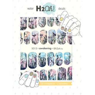 Водные наклейки для дизайна ногтей H2Oh 250 руб. «ЛакоДом»­. Нам нравятся пейзажи на ­ногтях от профессиональ­­­ных...