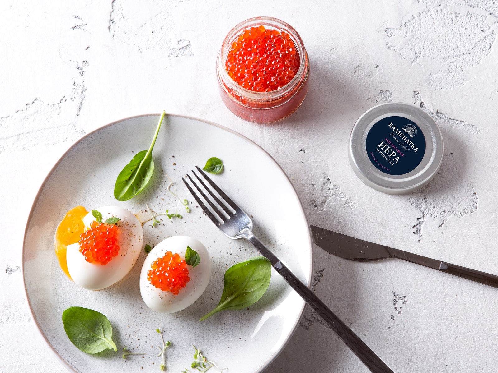 Икра «KAMCHATKA. Premium seafood» &- главное украшение новогоднего стола