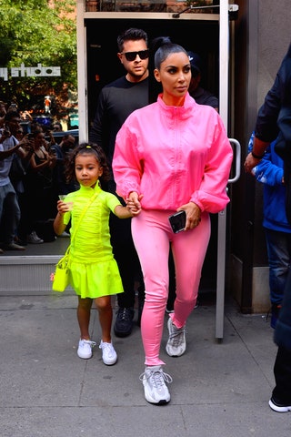 Ким Кардашьян с дочерью Норт Уэст.
