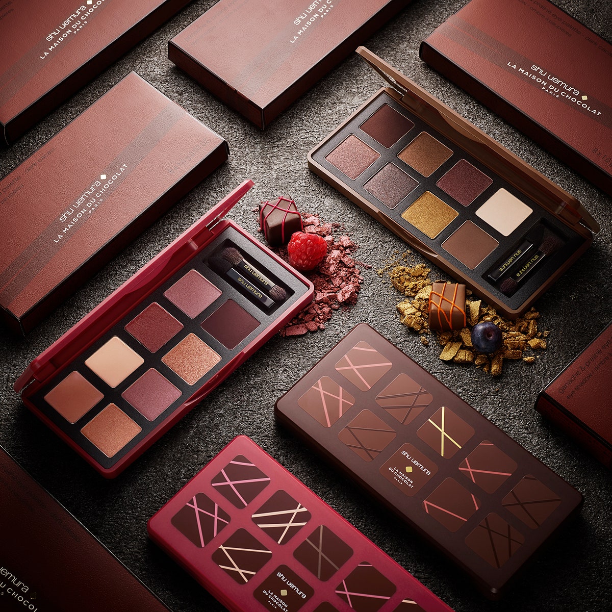 Модный макияж 2018 фото коллекции Shu Uemura и La Maison du Chocolat