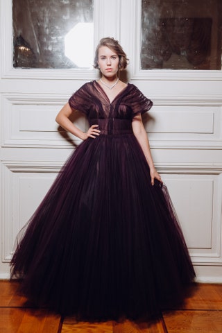 Анна Мазаева в Dior Haute Couture.