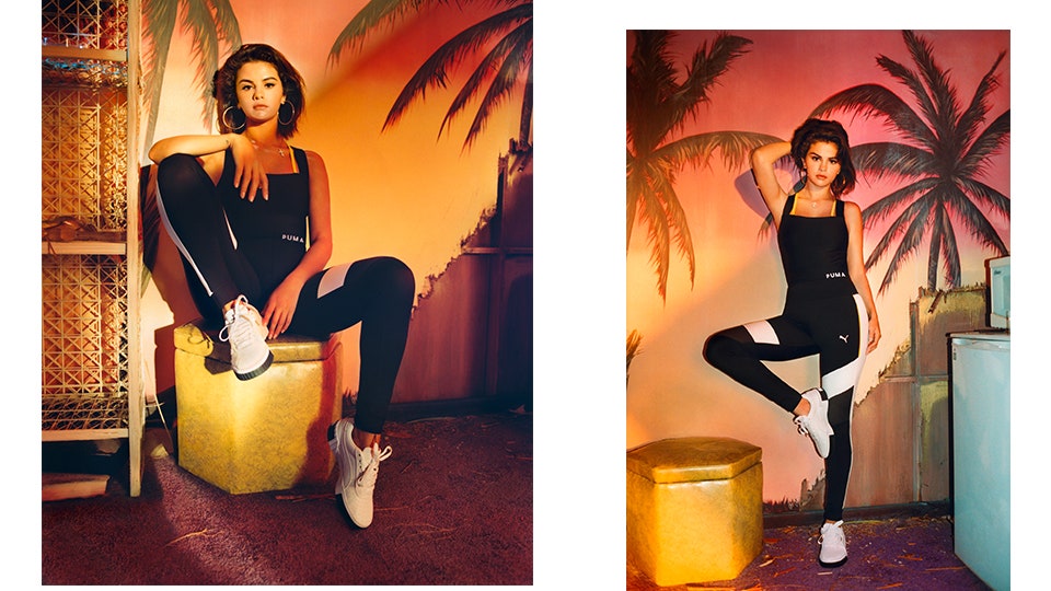 Селена Гомес фото для рекламной кампании Puma