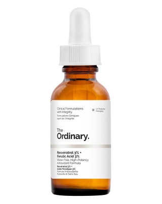 Антиоксидантная сыворотка на основе ресвератрола и феруловой кислоты 860 руб. The Ordinary.