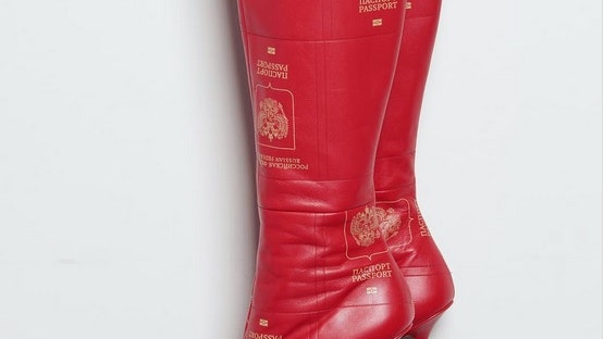 Vetements on sale passport boots