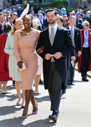 Серена Уильямс с мужем.