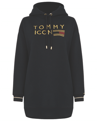 tommy hilfiger diagonal stripe puffer jacket