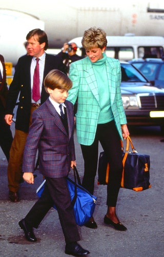 Принцесса Диана с принцем Уильямом 1993.