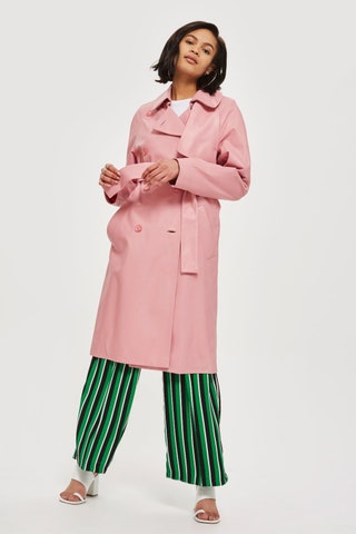 Тренч из натуральной кожи 34 000 руб. Topshop.