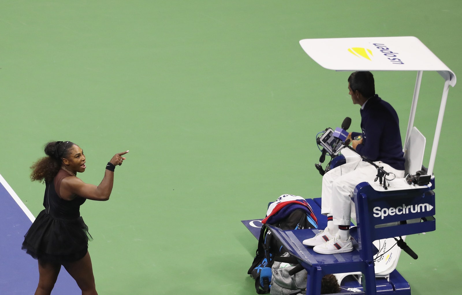 Серена Уильямс фото видео и подробности скандала во время финала US Open