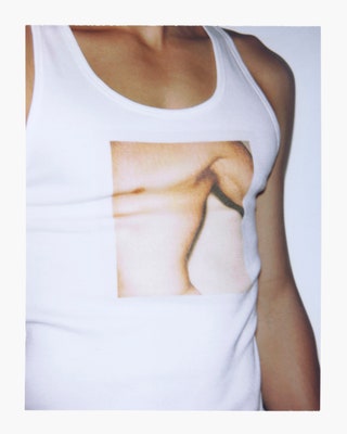 CALVIN KLEIN UNDERWEAR Tank Top Printed Artwork Andy Warhol Torso 1977 ©®™ The Andy Warhol Foundation for the Visual...