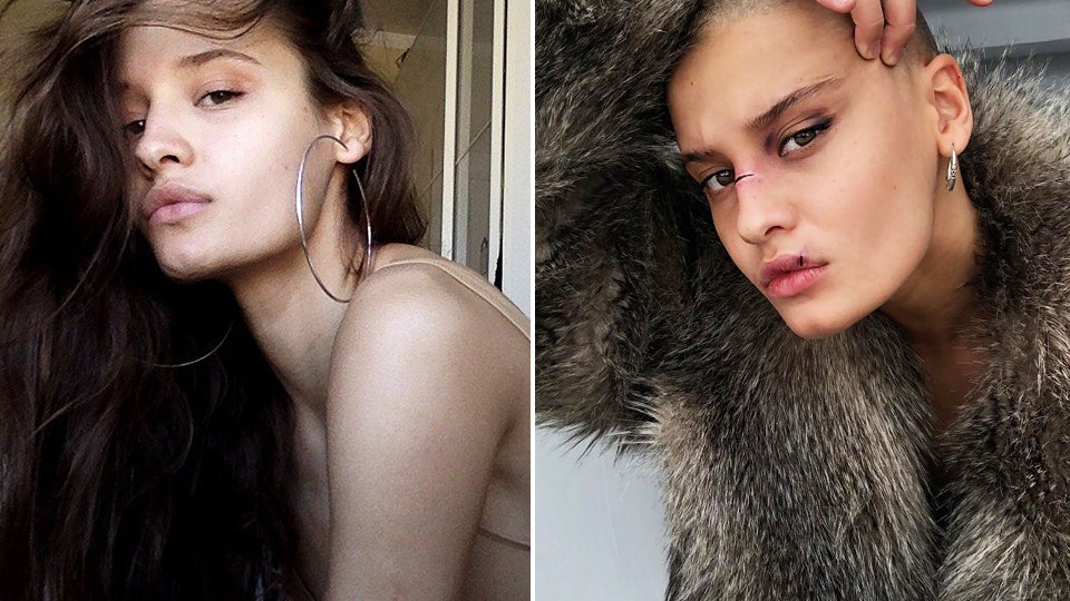Модель Лиза Сотникова о том как побрилась налысо фото до и после стрижки