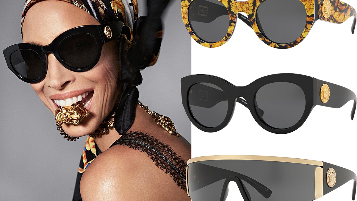 Модные солнцезащитные очки 2018 фото коллекции Versace