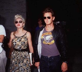 Мадонна и Шон Пенн. 1986 год