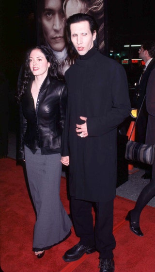 Роуз Макгоуэн и Мэрилин Мэнсон. 1999 год