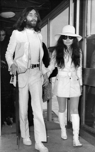 Джон Леннон и Йоко Оно. 1969 год
