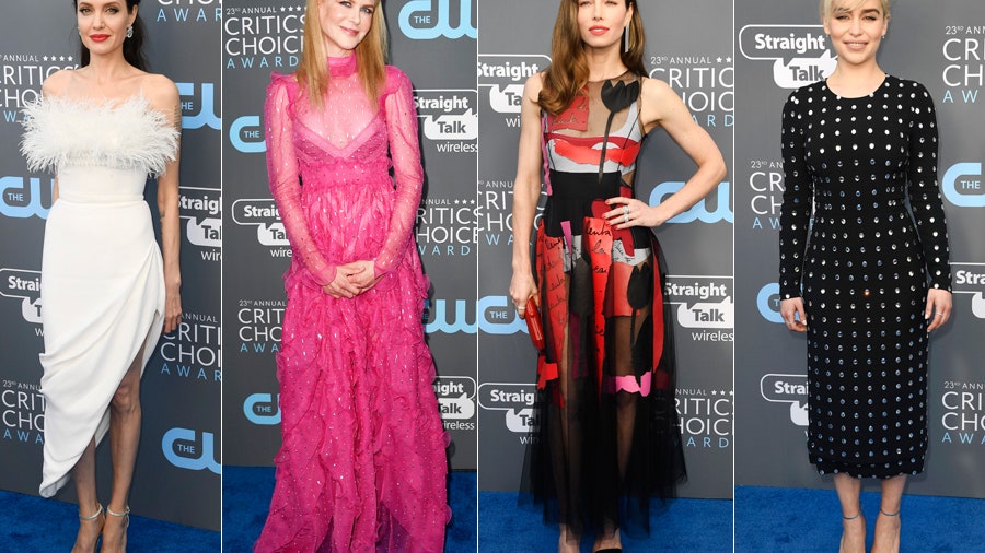 Critics' Choice Awards 2018 фото звезд в элегантных нарядах