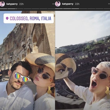 Кэти Перри и Орландо Блум отправились в романтическое путешествие по Италии