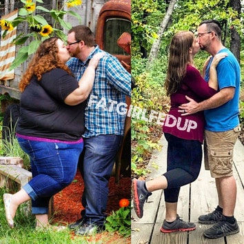 Пара из США похудела на 170 килограммов за два года и покорила Instagram