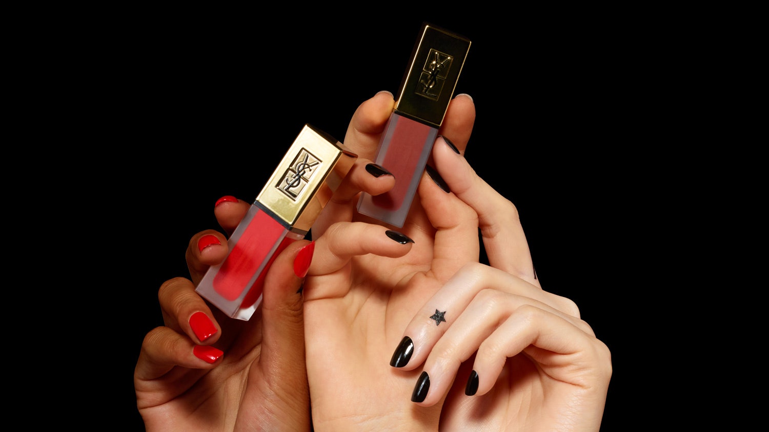 Коллекции макияжа от Yves Saint Laurent Beaut жидкие помады Tatouage Couture и карандаш для губ