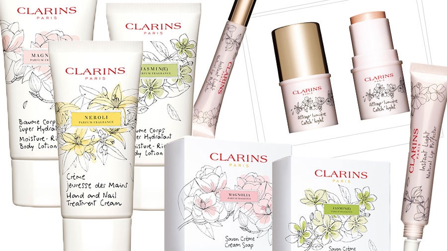 Clarins выпустил коллекцию косметики White Flowers с ароматами нероли жасмина и магнолии