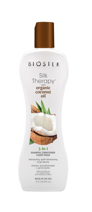 Biosilk шампунь кондиционер и гель для душа с органическим кокосовым маслом Silk Therapy.