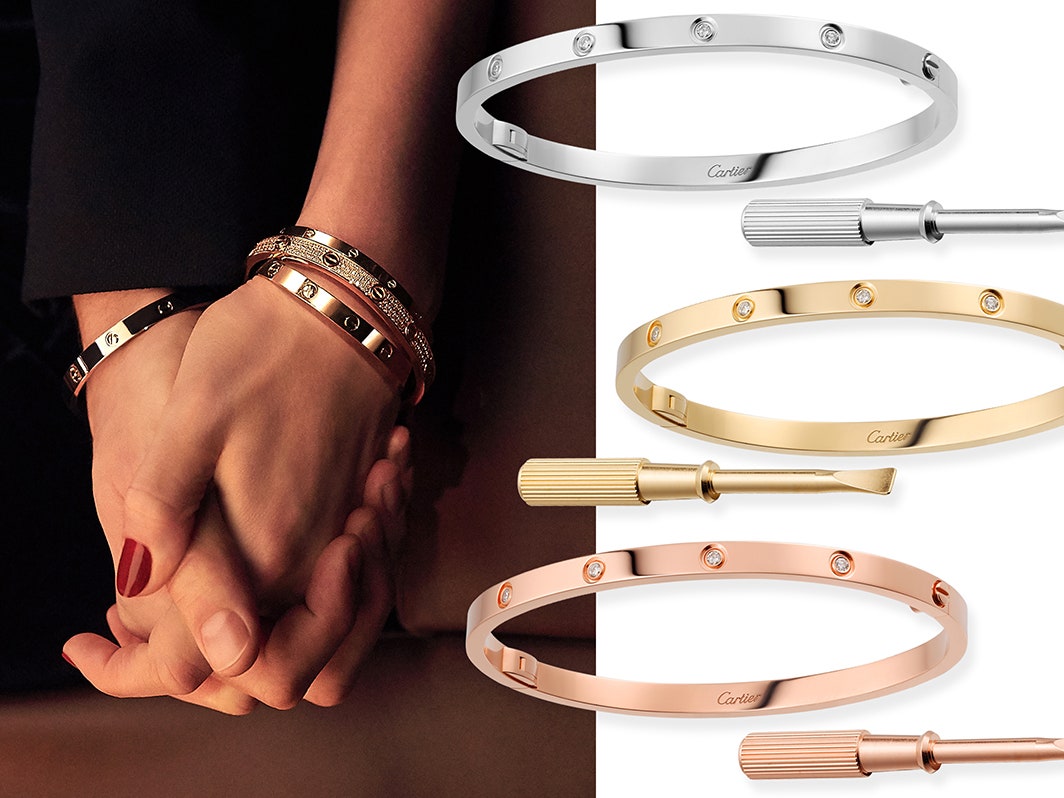 Аксессуар дня: тонкие браслеты Love от Cartier