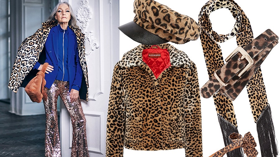 Модные пальто с леопардовым принтом