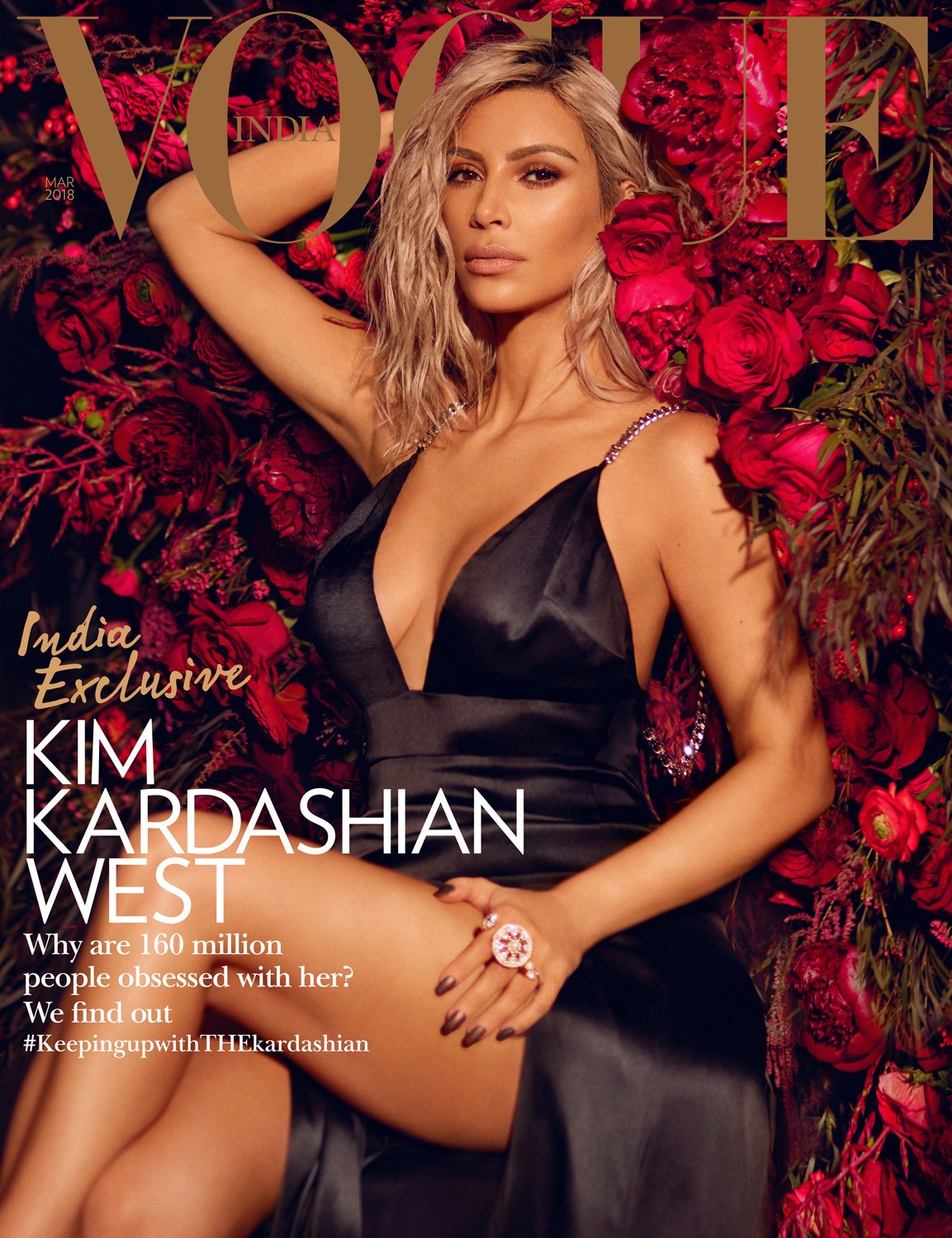Ким Кардашьян фото на обложке Vogue India привело к скандалу