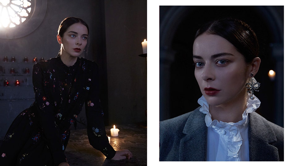 Марина Александрова фото и видео для рекламной кампании Erdem X HM