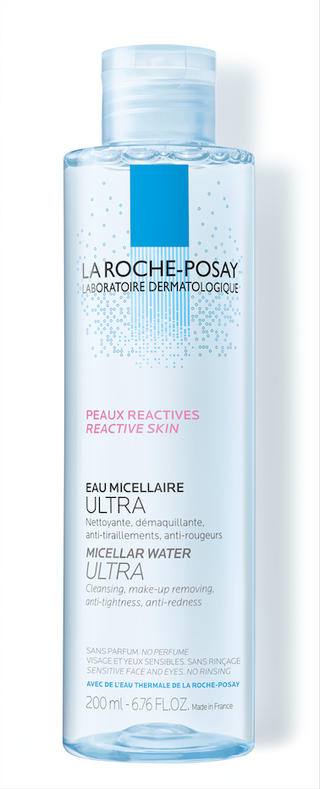 La RochePosay мицеллярная вода для чувствительной и склонной к аллергии кожи Ultra.