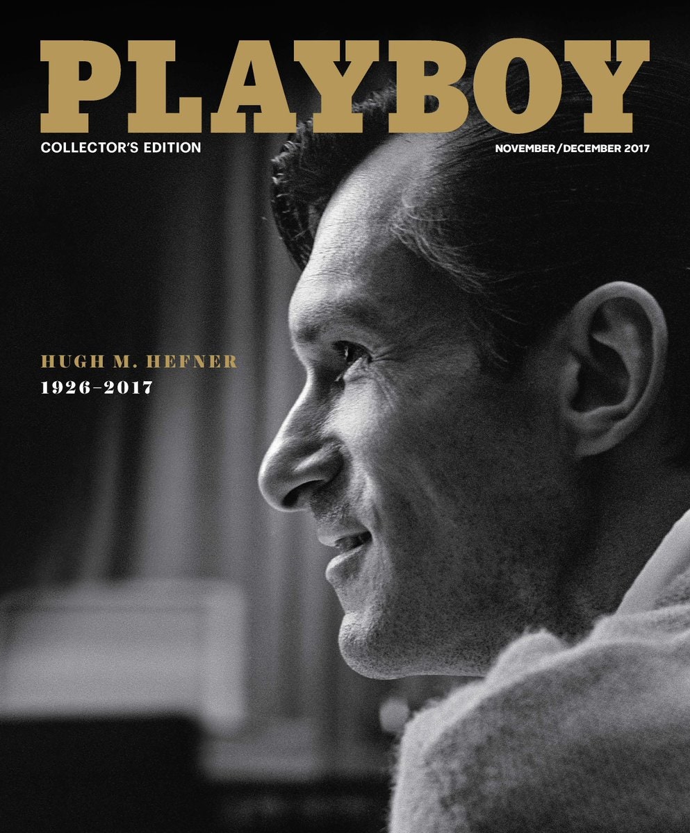 Хью Хефнер на обложке Playboy