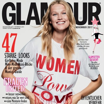 #PoweredByWomen: Ксения Собчак на обложке ноябрьского номера Glamour, созданного женщинами для женщин