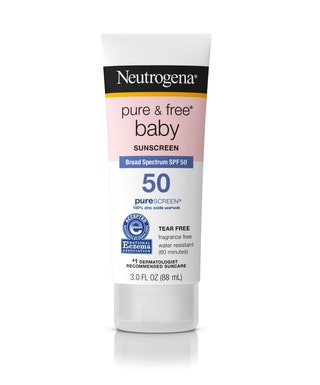 Солнцезащитный крем  SPF 50 Neutrogena.