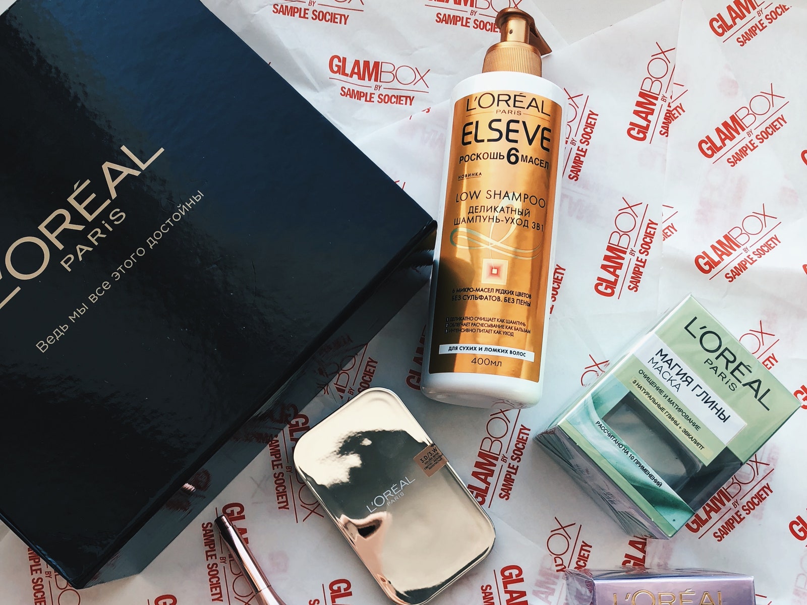 Разбираем монобрендовую коробочку L'Oréal Paris от Glambox!