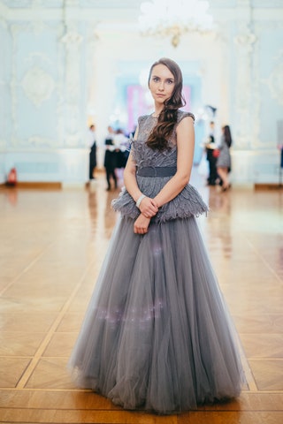 Пелагея Басманова в Yanina Couture.