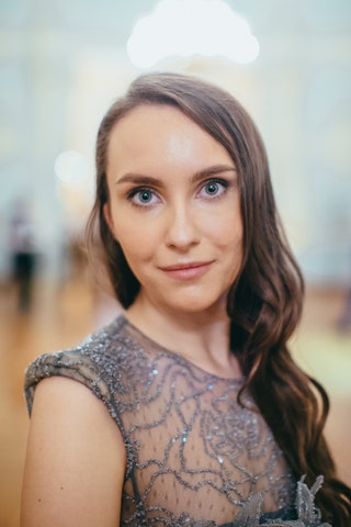 Пелагея Басманова в Yanina Couture.