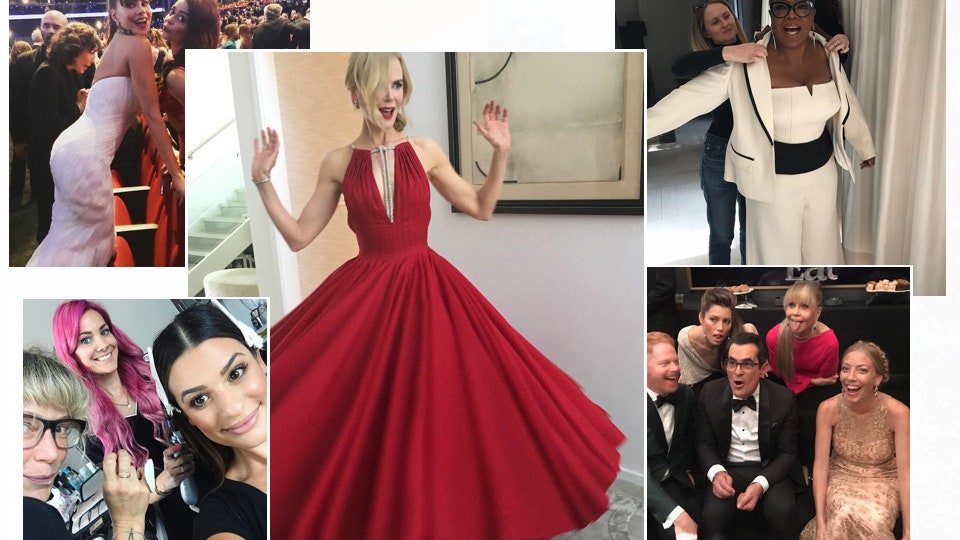 «Эмми» 2017 фото Николь Кидман Хайди Клум и других звезд в Instagram