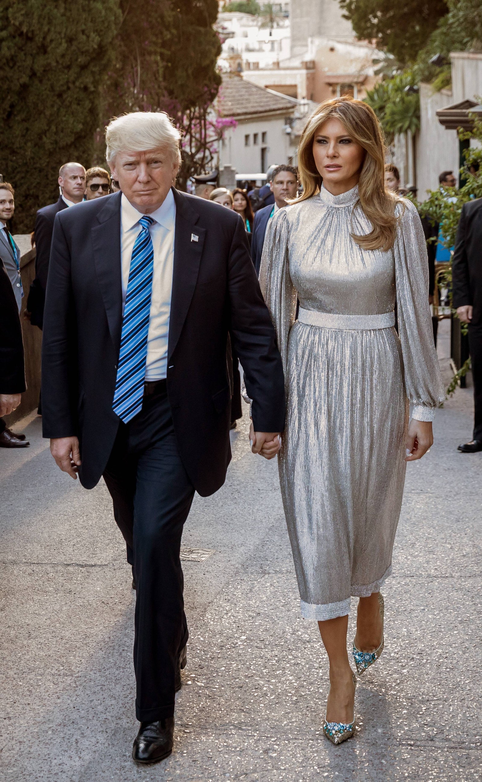Мелания Трамп фото самых дорогих нарядов за 2017 год