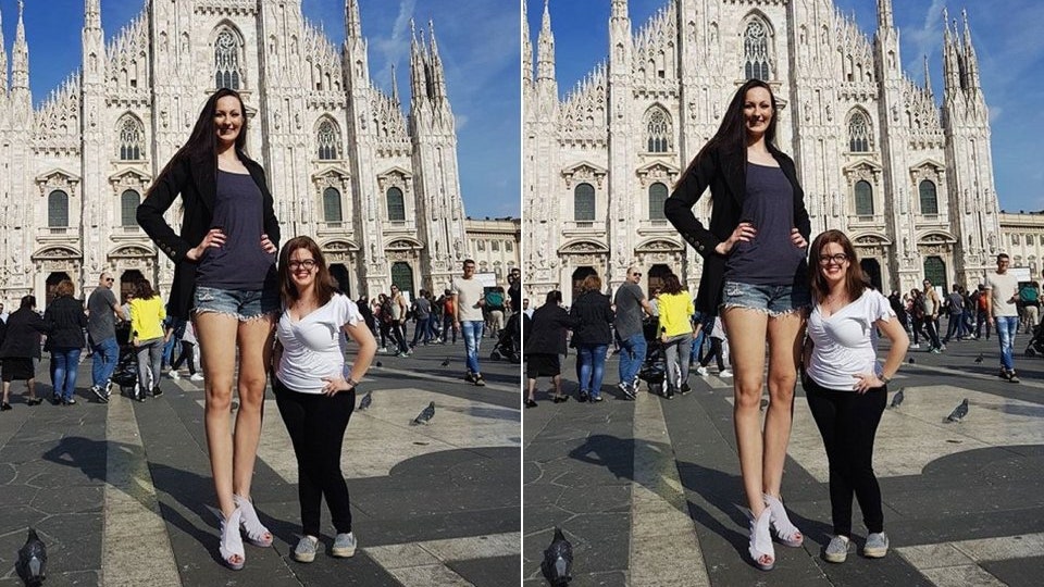 Ия Остергрен – самая длинноногая девушка в мире | Пикабу