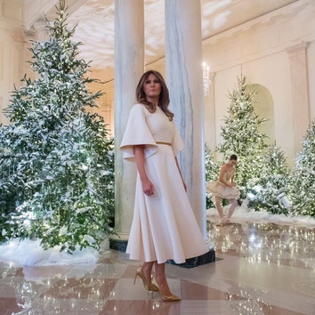 В гостях у Мелании Трамп: как первая леди украсила Белый дом к Рождеству
