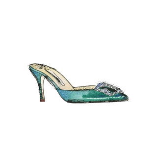 Мюли Manolo Blahnik.